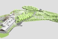 Cementownia Grodziec - model 3d