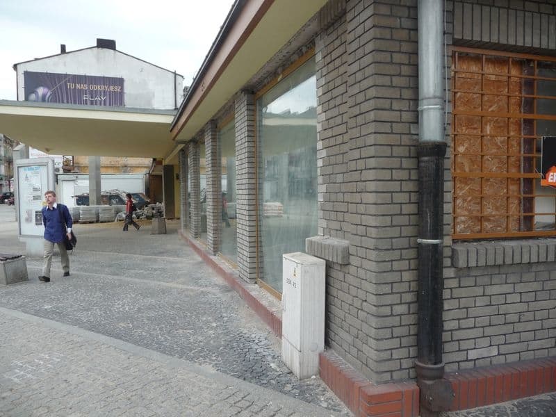 tafle szkła od frontu